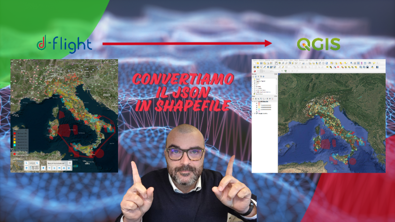 Come importare le Zone Geografiche da D-Flight in QGis